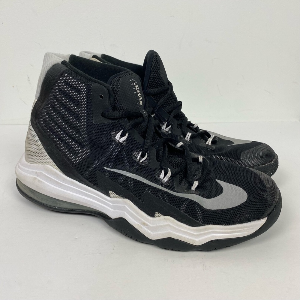 Nike Air Max Audacity 2016 black high top basketball shoes 843884-001